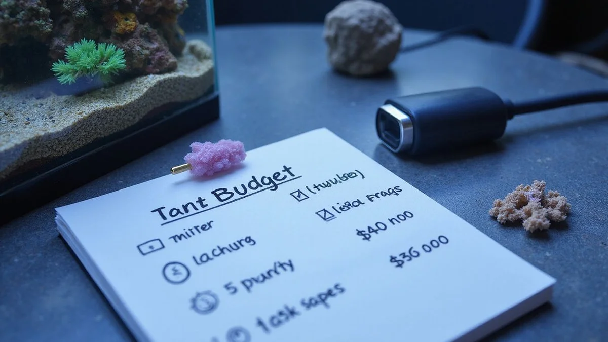 Reef tank budget estimator