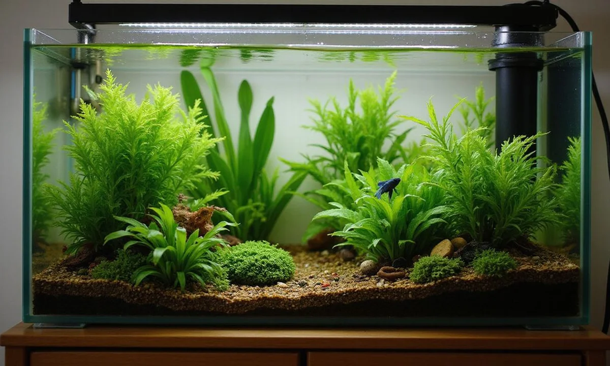 Properly sized planted betta tank with filtration